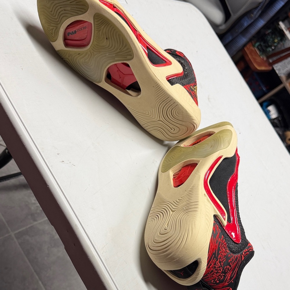 Nike Black and Red Athletic Shoes - Picture 5 of 5